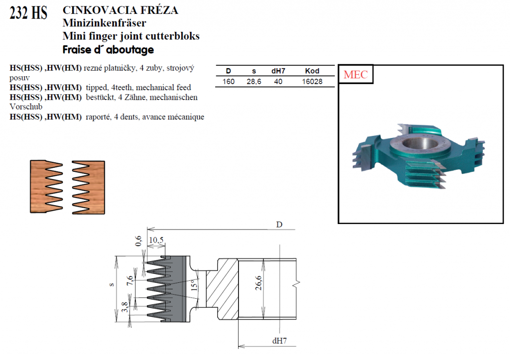 CINKOVACIA FRÉZA