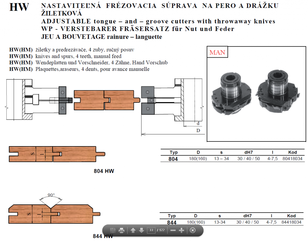Frézy na pero a drážku – palubky 02